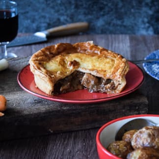 Pheasant, Steak and Ale Family Pie