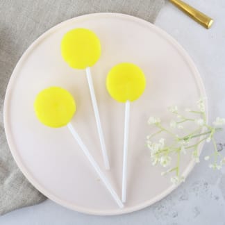 Alcoholic Limoncello Lollipops