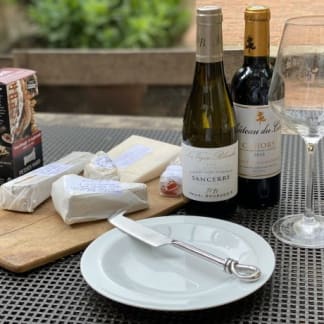 Cheese Tasting Experience in a Box with Wine - for Two