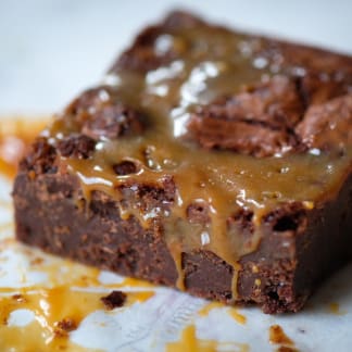 Sea Salted Caramel Brownie