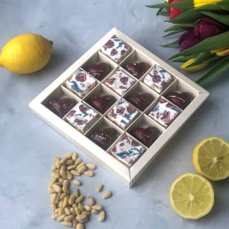Mothers Day Pine Nut & Lemon Chocolate Hearts & Nougat Gift Box