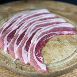 Rare Breed Pork Dry Cure Cherry Smoked Streaky Bacon