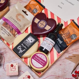 Festive Cheese & Port Letter Box Hamper