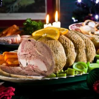 Four Bird Christmas Roast - Turkey, Duck, Pheasant and Partridge