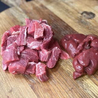 Welsh Wagyu Beef Diced Steak and Kidney 