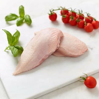 Organic Chicken Breast Fillets (Skin On)