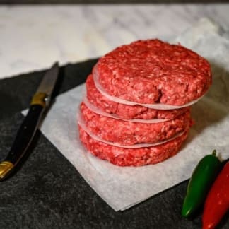 Organic Beef & Chilli Burgers