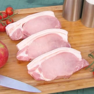 Free Range Pork Loin Steaks - 3 Pack