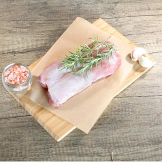 Wild Rabbit Saddle (Boned & Rolled)
