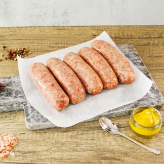 Wild Pheasant Sausages - Honey & Mustard or Ginger & Spring Onion