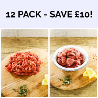 Jersey Rose Veal Mince & Diced BULK BUY - Save £10!