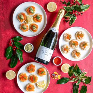 ChalkStream® Canapé Box with Candover Brook Brut