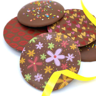 Giant Decorated Chocolate Buttons
