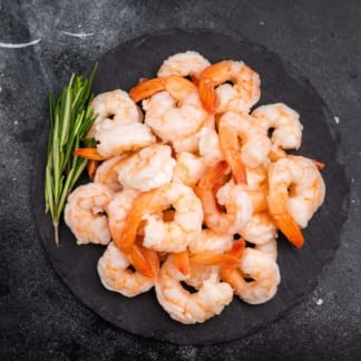 Cooked Tiger Prawns (Tail On)