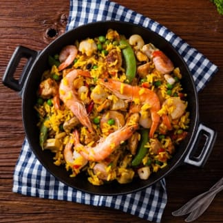 Seafood Fish & Chicken Paella