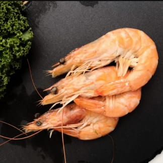 Shell-On Cooked King Prawns