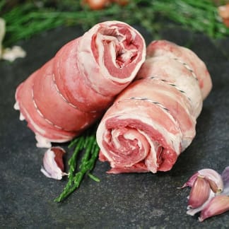 Double Boned and Rolled Breast of Salt Marsh Lamb