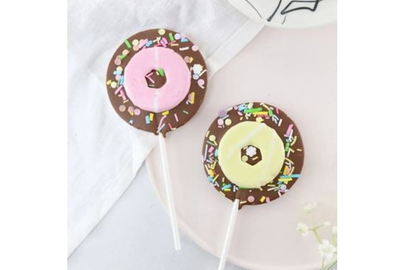 Milk Chocolate Party Ring Lollipop | Real Food Hub