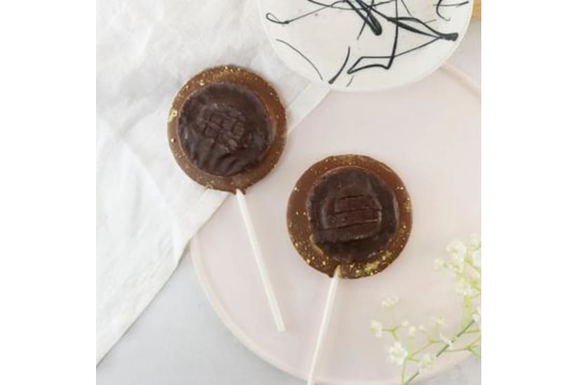 Milk Chocolate Jaffa Cake Lollipop