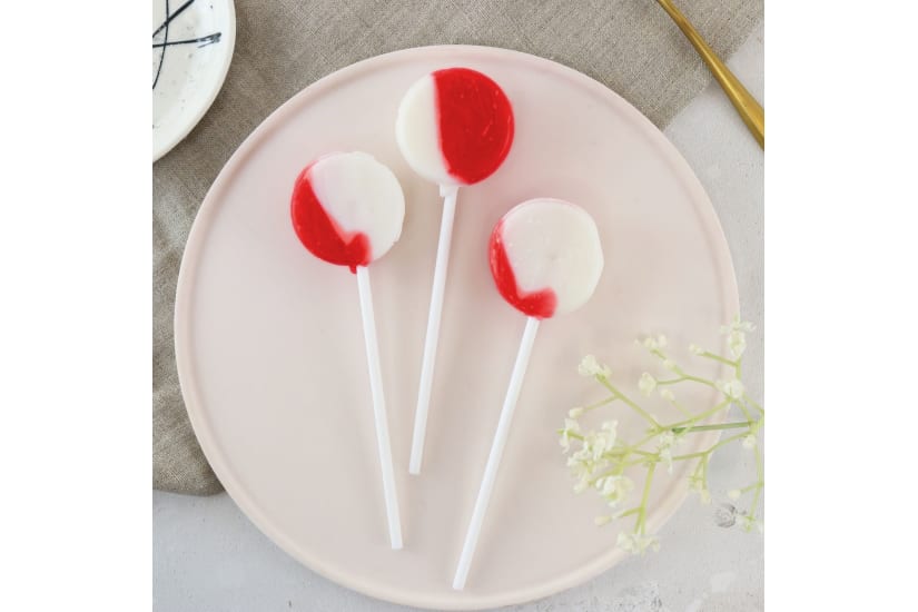 Strawberries & Cream Lollipops Real Food Hub
