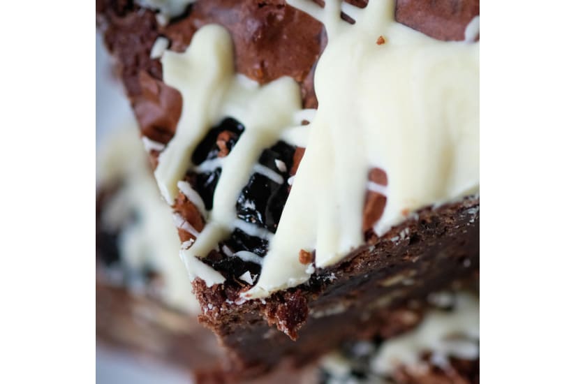 Cherry & White Chocolate Brownie