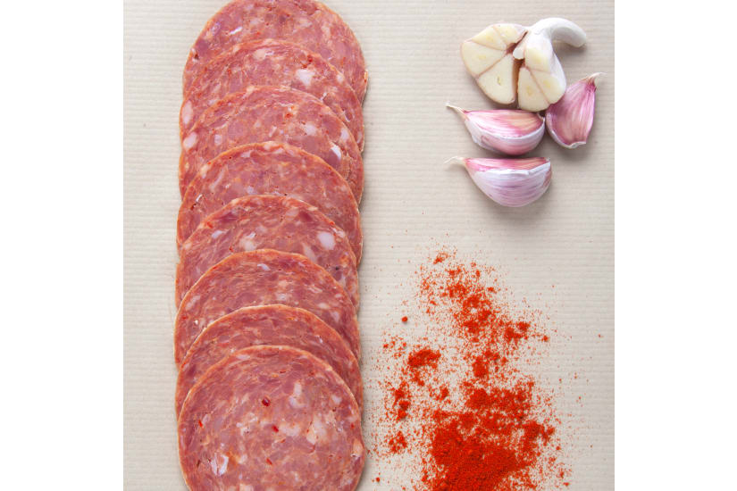 Sliced Garlic & Paprika Salami