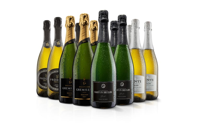 Prosecco and Champagne - 12 bottle case