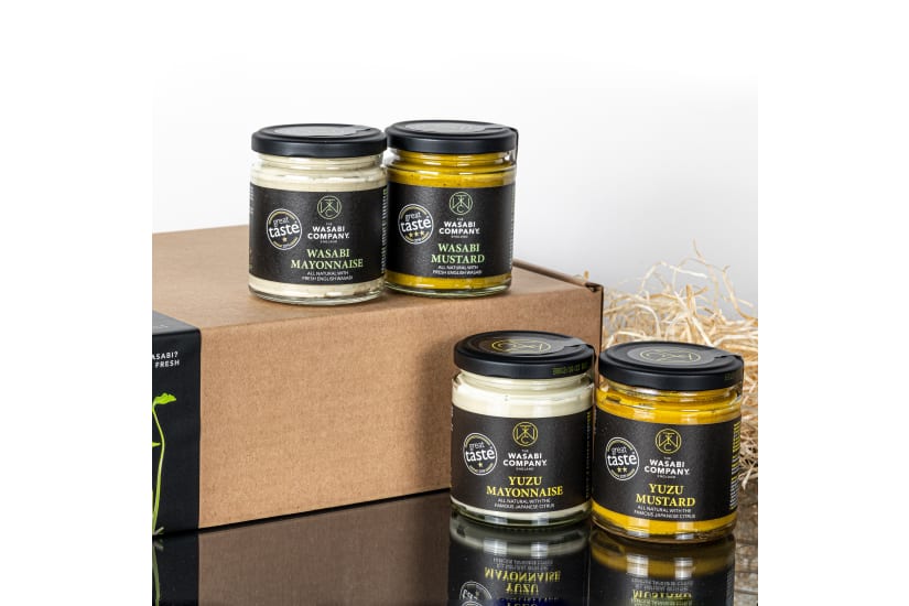 The Wasabi Company Gift Set - 4 x 175g (Mayonnaise and Mustard)