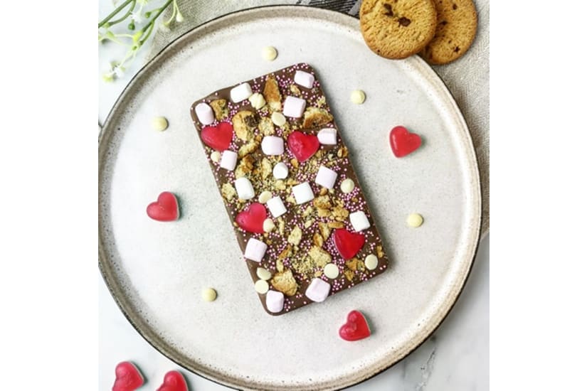 Cookies and Hearts Rocky Road Slabb