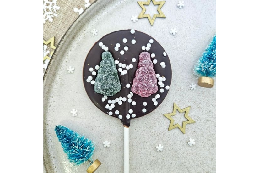 Vegan Dark Chocolate TreeLollipop