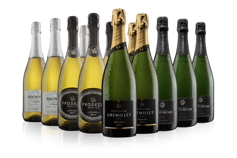Prosecco and Champagne - 12 Bottle Case