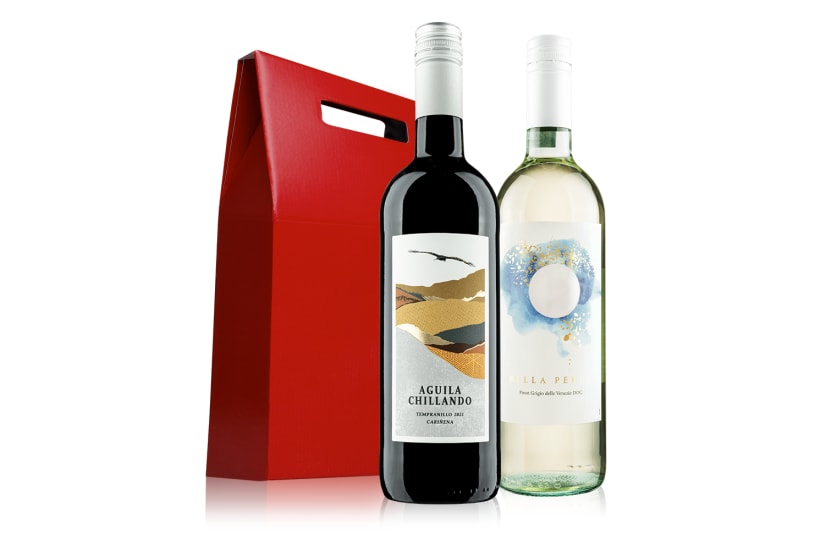 Must Have Mixed Wine Duo in a Red Gift Box