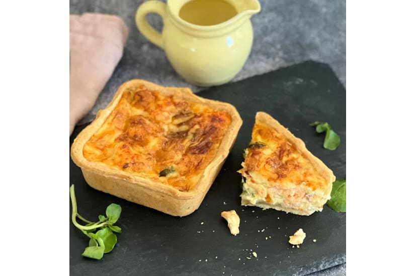  Smoked Trout Quiche 