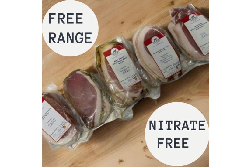 Nitrate Free Old Spot Back Bacon Bundle