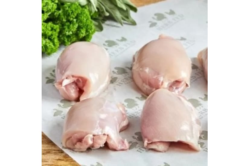 Herb Fed Free Range Chicken Thighs (Skinned & Boned) 