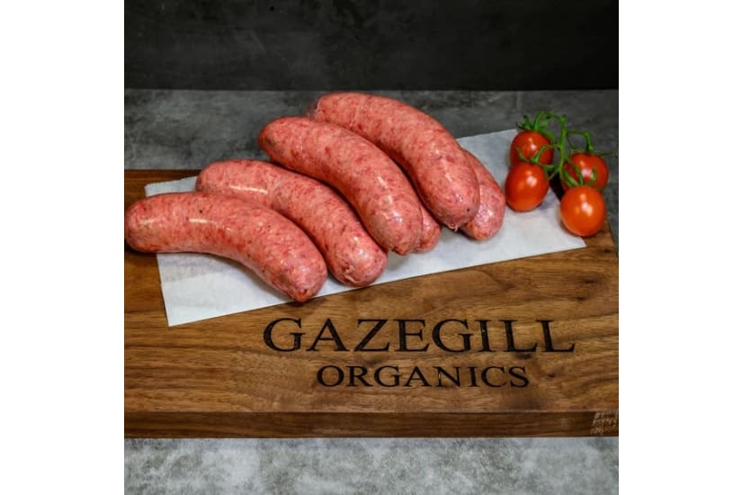 Organic Sausages - Beef & Tomato (Gluten Free)