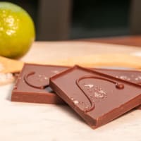 Lime And Sea Salt 38% Milk Chocolate Bar (FREE DELIVERY)