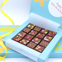 Handmade Milk Chocolate Box with Floral & Bee Designs