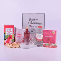 Pink Gin Lover's Gift Set with Tonic & Treats