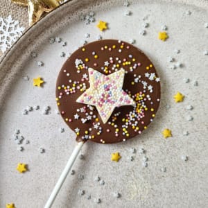 Milk Chocolate Christmas Star Lollipop