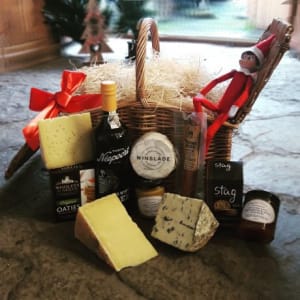 The Elite Christmas Hamper; Cheese and Port