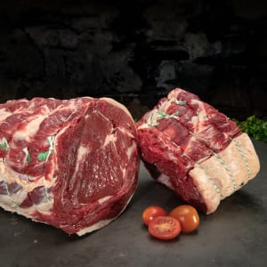 Belted Galloway Boned and Rolled Rib of Beef