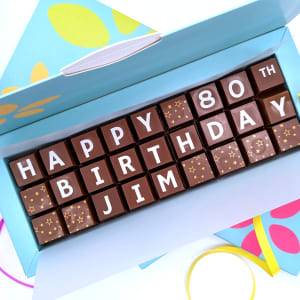 Personalised Birthday Chocolate Gift Box