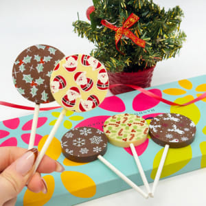 Christmas Chocolate Lollies