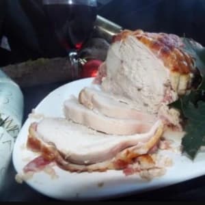 Turkey Breast, with Pork and Redcurrant Sausage Meat 2kg