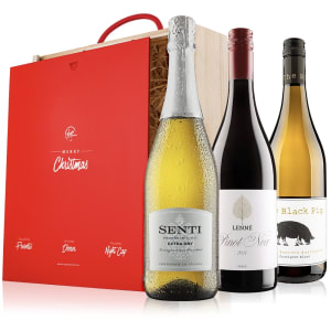 Christmas Day Mixed Wine & Prosecco in Wooden Box 
