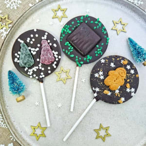 Trio Of Vegan Xmas Lollipops