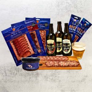 The Big Charcuterie Him-per with Beer