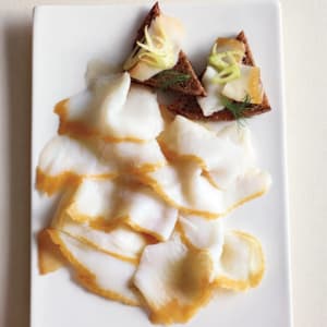 Cold Smoked Halibut Sliced