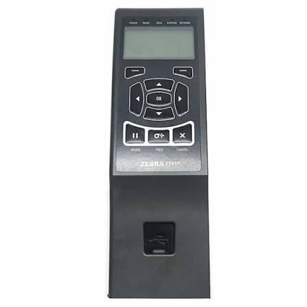 Interfaz LCD y botones del panel Zebra ZT410